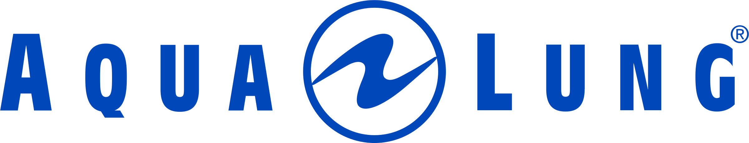 Aqualung logo for retailer and service
